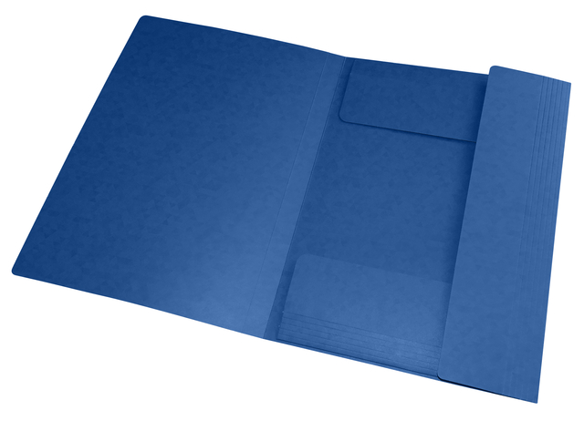 Elastomap Oxford Top File+ A4 3 kleppen 390gr blauw — Foto 2 van 2