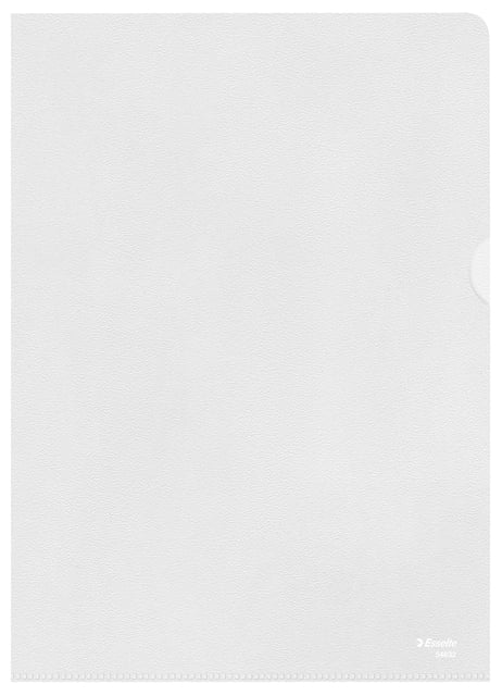 Insteekmap L-model Esselte standaard copy safe PP A4 transparant 100 stuks afbeelding