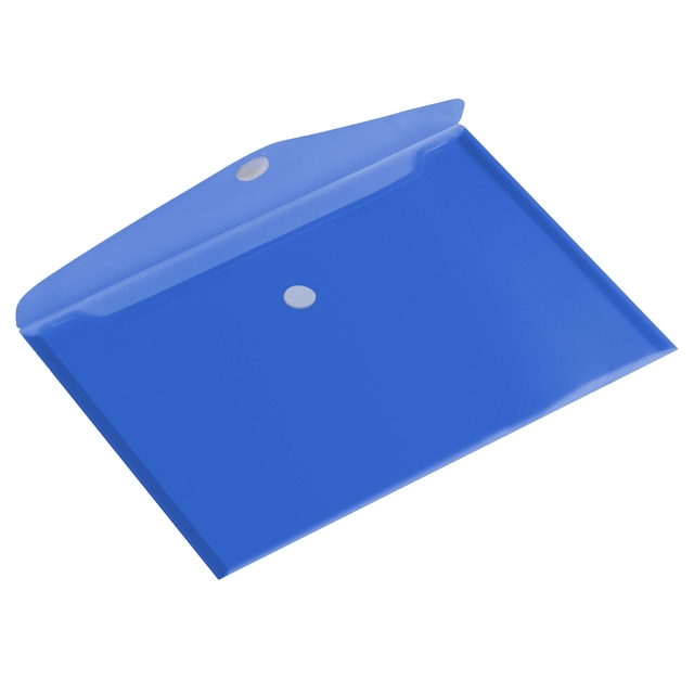 Enveloptas Europel A5 250x180mm dwars transparant blauw afbeelding