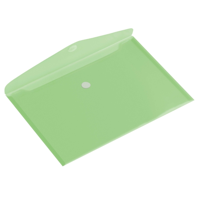 Enveloptas Europel A5 250x180mm dwars transparant groen afbeelding