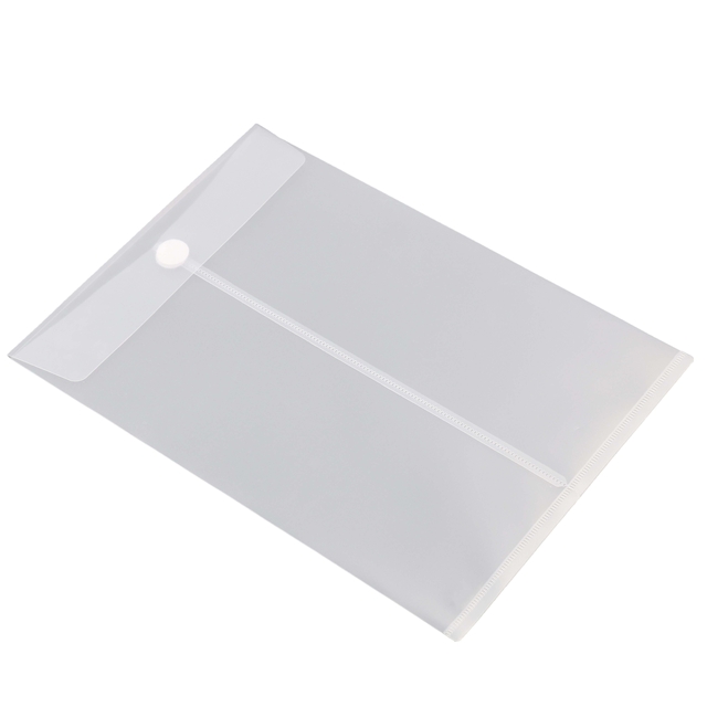 Enveloptas Europel A4 240x335mm staand PP transparant wit afbeelding