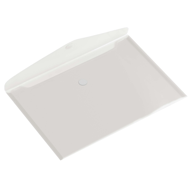 Enveloptas Europel A4 335x240mm dwars PP transparant wit afbeelding