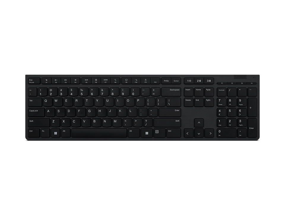 Lenovo 4Y41K04031 toetsenbord Kantoor RF-draadloos + Bluetooth US International Grijs