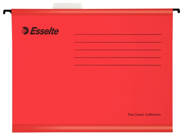 Hangmap Esselte Classic A4 V-bodem 345x240mm rood afbeelding