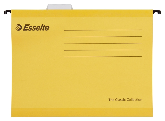 Hangmap Esselte Classic A4 V-bodem 345x240mm geel afbeelding