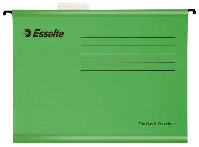 Hangmap Esselte Classic folio V-bodem 382x240mm groen afbeelding