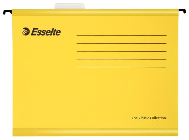 Hangmap Esselte Classic folio V-bodem 382x240mm geel afbeelding
