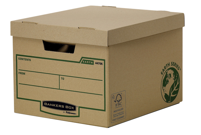 Archiefdoos Bankers Box Earth 270x335x391mm bruin afbeelding