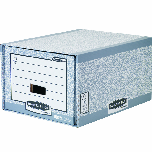 Archieflade Bankers Box A4 System A4 grijs afbeelding