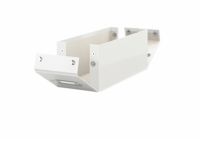 CD-opbergdoos Leitz Click & Store WOW gerecycled karton 143x136x352mm wit — Foto 2 van 2