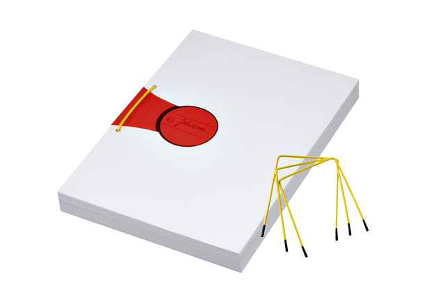 Archiefbinder JalemaClip Pli-fix geel afbeelding