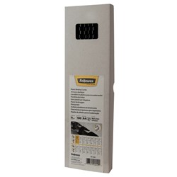 Bindrug Fellowes 6mm 21rings A4 zwart 100 stuks
