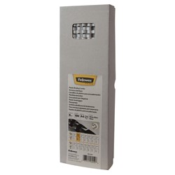 Bindrug Fellowes 8mm 21rings A4 wit 100 stuks