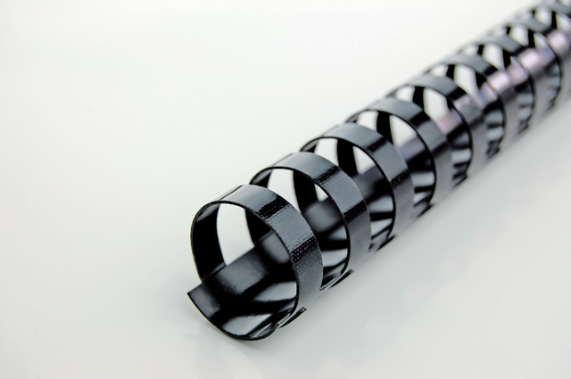 Bindrug GBC 6mm 21rings A4 zwart 100 stuks — Foto 2 van 2