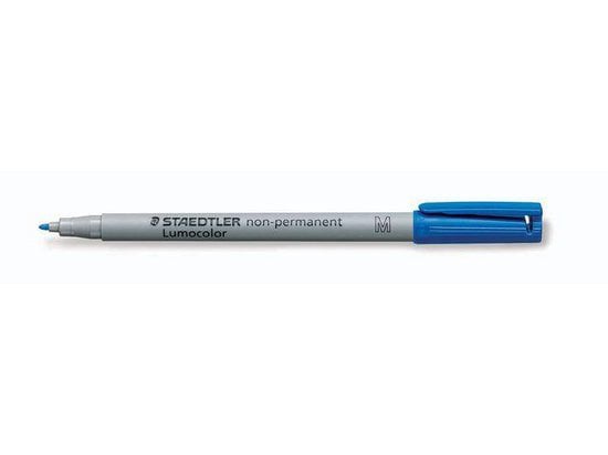 Viltstift Staedtler Lumocolor 316 non permanent F blauw afbeelding