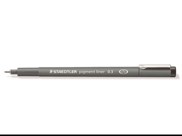 Fineliner Staedtler Pigment 308 zwart 0.3mm afbeelding