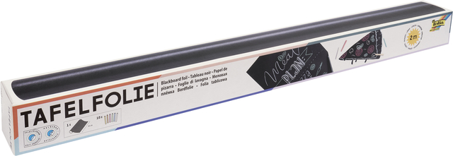 Krijtbord folie Folia 45x200cm inclusief 10 krijtjes zelfklevend verwijderbaar afbeelding