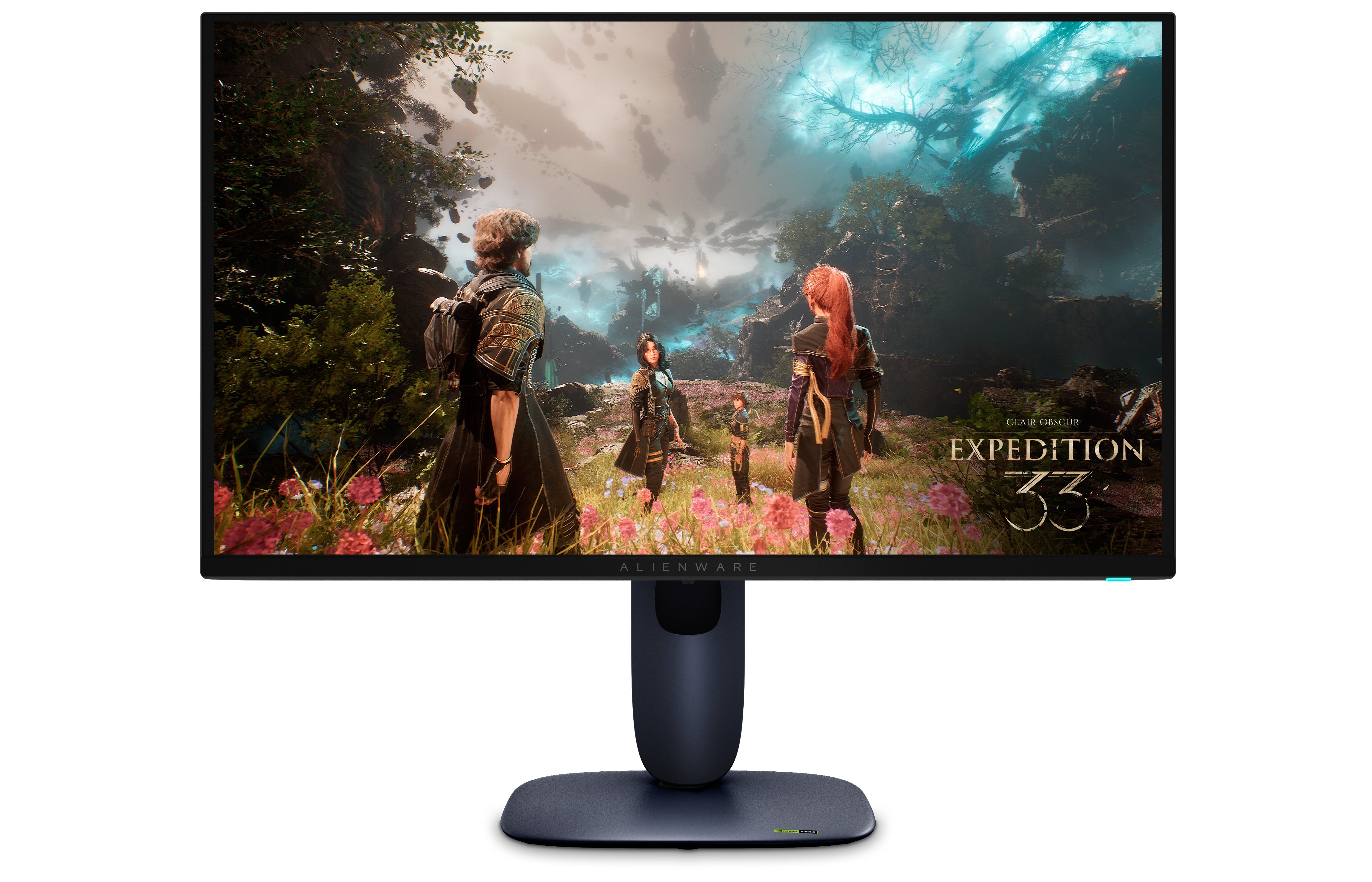 Alienware AW2725Q computer monitor 67,8 cm (26.7") 3840 x 2160 Pixels 4K Ultra HD QD-OLED Zwart afbeelding