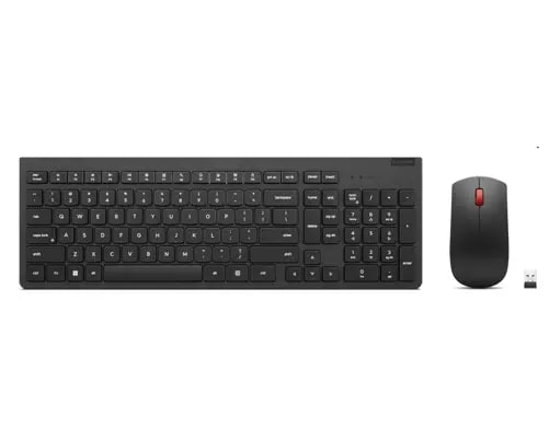 Lenovo 4X31N50712 toetsenbord Inclusief muis Universeel RF Draadloos Belgisch Zwart