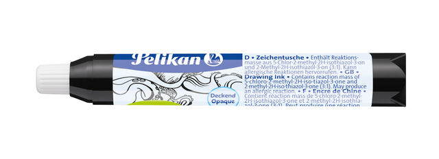 Oostindische inkt Pelikan pipet 9ml zwart afbeelding