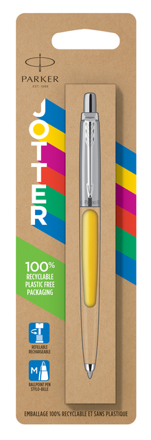 Balpen Parker Jotter Original yellow CT medium blister à 1 stuk afbeelding