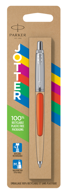 Balpen Parker Jotter Original orange CT medium blister à 1 stuk afbeelding