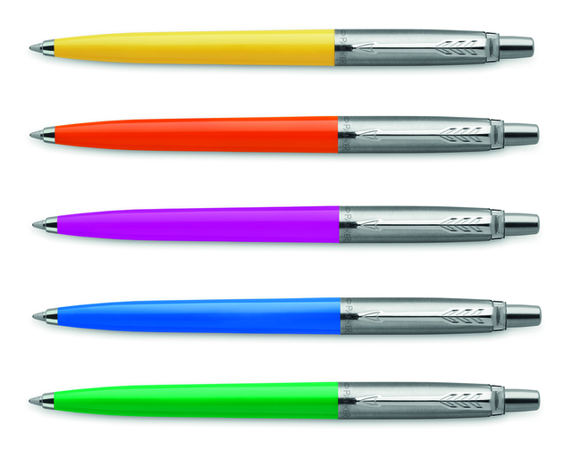 Balpen Parker Jotter Original CT M transitbox 20 assortikleuren afbeelding
