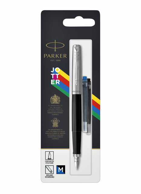Vulpen Parker Jotter Original CT M zwart blister à 1 stuk afbeelding