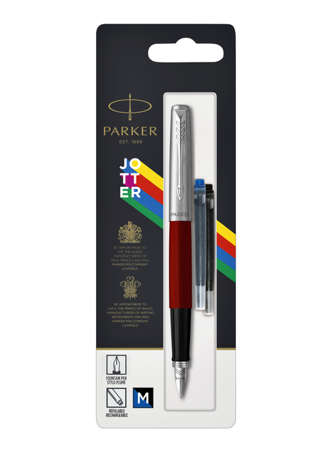Vulpen Parker Jotter Original CT M rood blister à 1 stuk afbeelding