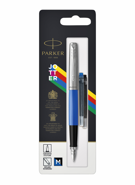 Vulpen Parker Jotter Original CT M blauw blister à 1 stuk afbeelding