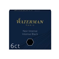 Inktpatroon Waterman internationaal zwart pak à 6 stuks