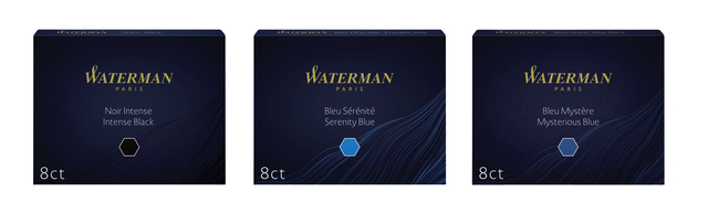 Inktpatroon Waterman nr 23 lang blauw pak à 8 stuks — Foto 2 van 2