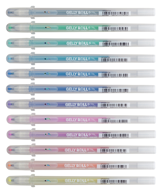Gelschrijver Sakura Gelly Roll Stardust set à 12 kleuren afbeelding