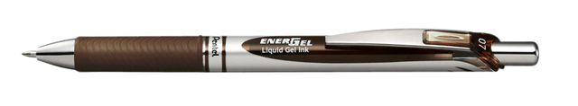 Gelschrijver Pentel BL77 Energel medium bruin afbeelding