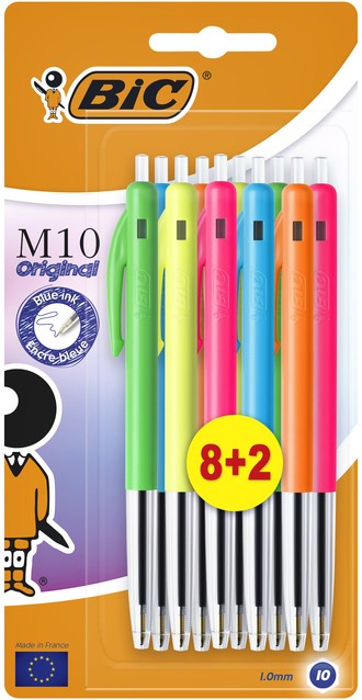 Bic M10 colors limited edition blister gratis