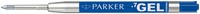 Gelpenvulling Parker Quink blauw medium-2