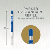 Gelpenvulling Parker Quink blauw medium-3