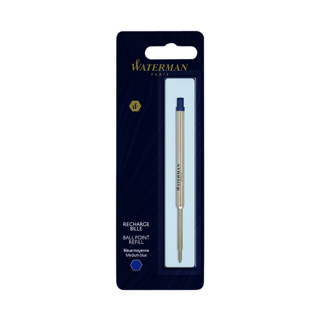 Balpenvulling Waterman medium blauw blister à 1 stuk afbeelding