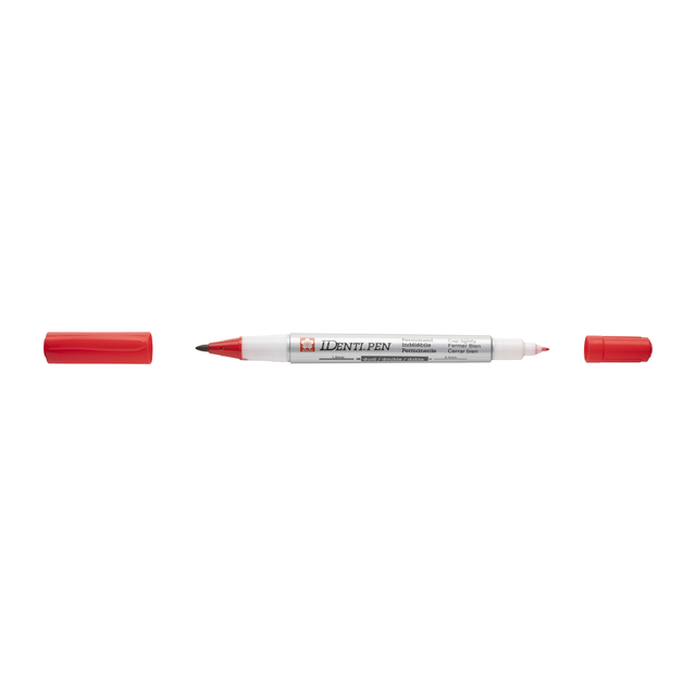 Viltstift Sakura IDenti-pen multifunctioneel rood — Foto 2 van 2