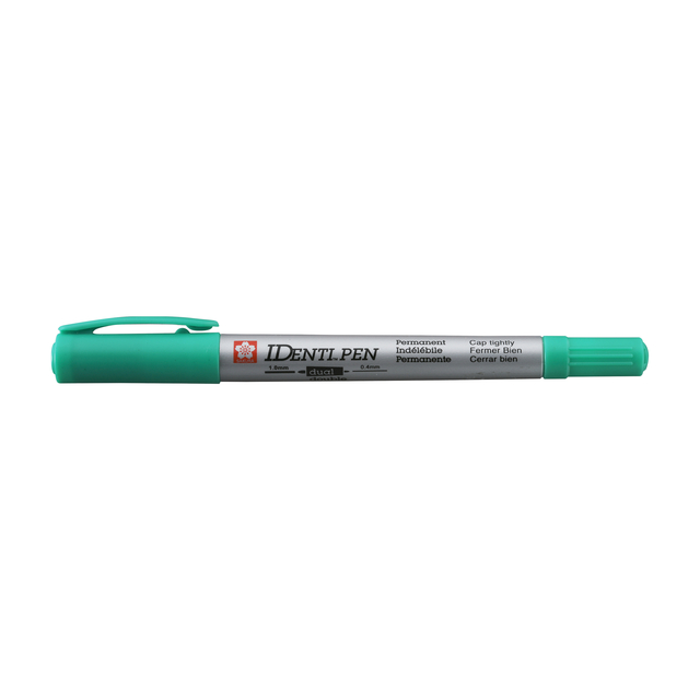 Viltstift Sakura IDenti-pen multifunctioneel groen afbeelding