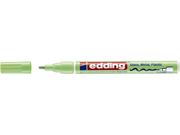 Viltstift edding 751 lakmarker rond 1-2mm pastel groen afbeelding