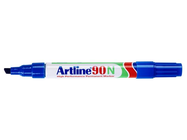 Viltstift Artline 90 schuin 2-5mm blauw afbeelding