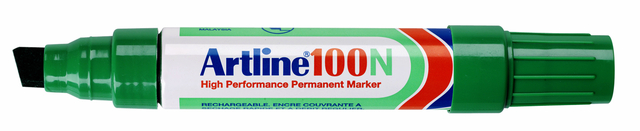 Viltstift Artline 100 schuin 7.5-12mm groen afbeelding