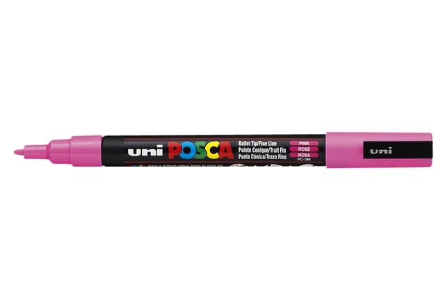 Paintmarker Uni POSCA PC3M fijn roze afbeelding