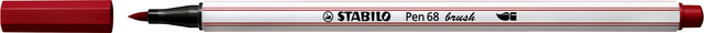 Brushstift STABILO Pen 568/50 donkerrood afbeelding