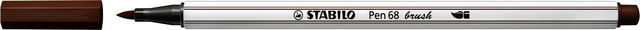 Brushstift STABILO Pen 568/45 bruin afbeelding
