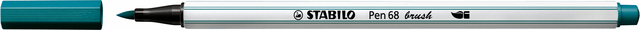 Brushstift STABILO Pen 568/51 turquoiseblauw afbeelding