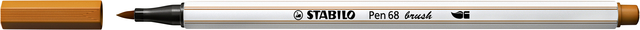 Brushstift STABILO Pen 568/89 donker oker afbeelding