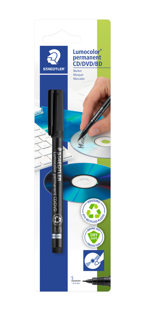Cd marker Staedtler zwart 0.4mm afbeelding