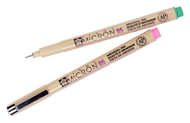 Fineliner Sakura Pigma Micron 05 0.45mm set à 9 kleuren — Foto 2 van 2